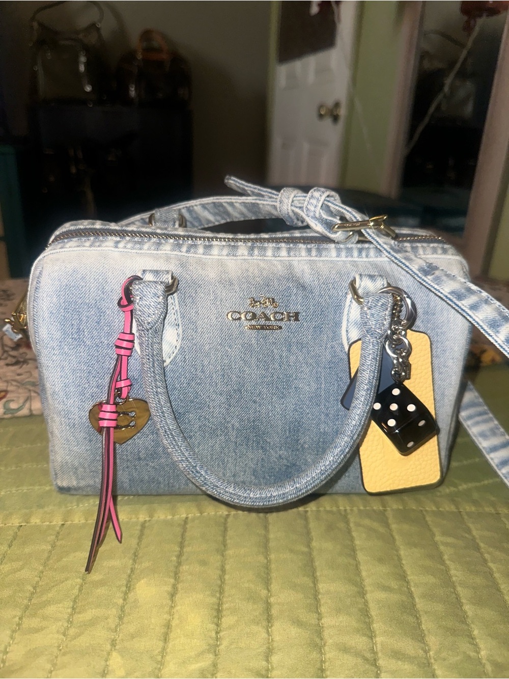 Coach denim medium rowan